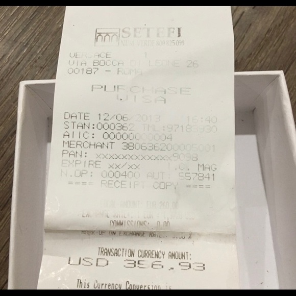 Authentic Vintage Versace Dog Tag Necklace - Picture 3 of 3